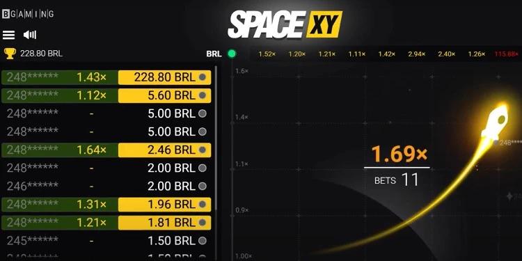 Captura de tela Layout do jogo Crash Space XY