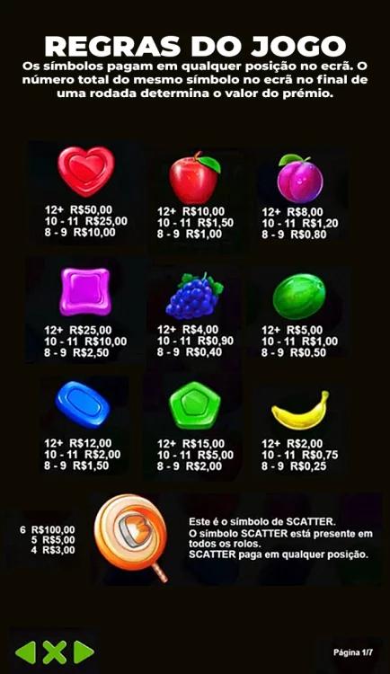 Explicação de como funcionam os símbolos do jogo Bonanza da Betano