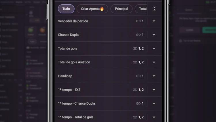 Mercados abertos em apostas de futebol Realsbet