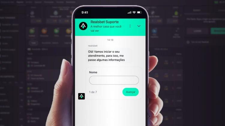 Suporte via chat ao vivo Realsbet
