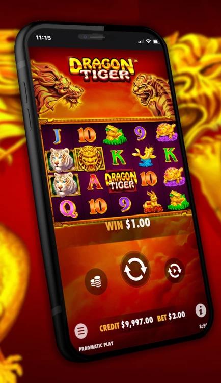Captura de tela slot Dragon Tiger