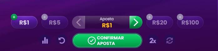 Captura de tela Definir aposta F12 Bet Spaceman